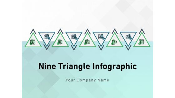 Nine Triangle Infographic Pyramid Finance Ppt PowerPoint Presentation Complete Deck