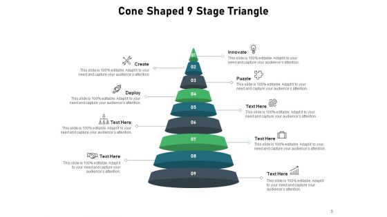 Nine Triangle Infographic Pyramid Finance Ppt PowerPoint Presentation Complete Deck