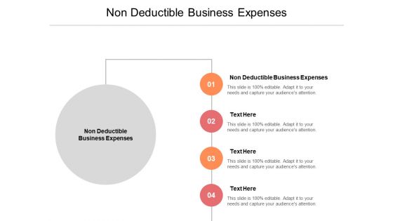 Non Deductible Business Expenses Ppt PowerPoint Presentation Infographics Structure Cpb Pdf