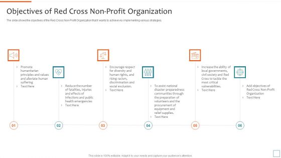 Nonprofit Strategic Planning Achieve Organization Objectives Objectives Of Red Cross Formats PDF