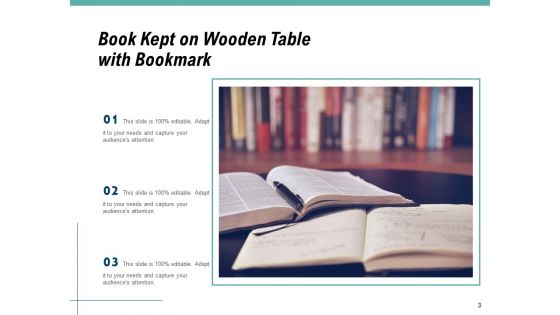 Notebook With Bookmarklet Magnifying Glass Book Ppt PowerPoint Presentation Complete Deck
