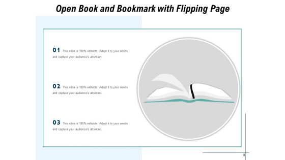 Notebook With Bookmarklet Magnifying Glass Book Ppt PowerPoint Presentation Complete Deck