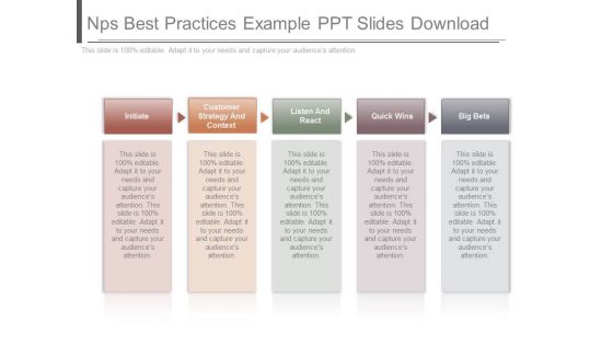 Nps Best Practices Example Ppt Slides Download