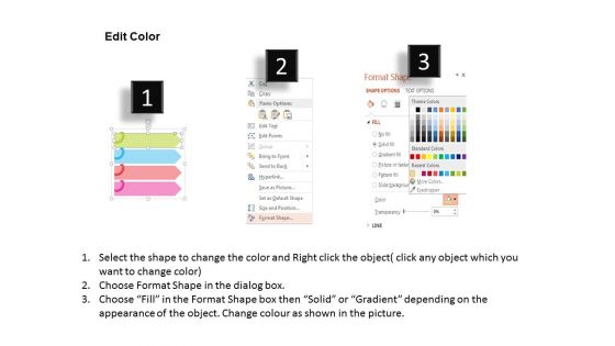 Numbered Tags To Organize Information Powerpoint Template