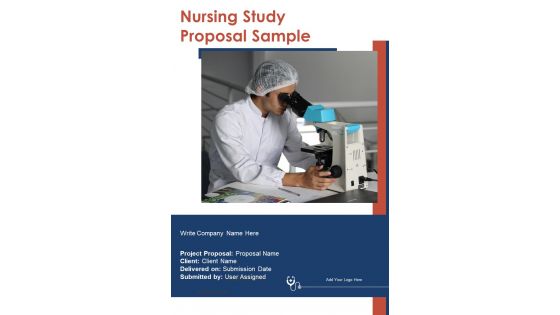 Nursing Study Proposal Sample Example Document Report Doc Pdf Ppt