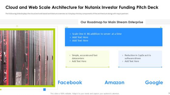 Nutanix Investor Funding Pitch Deck Ppt PowerPoint Presentation Complete Deck With Slides