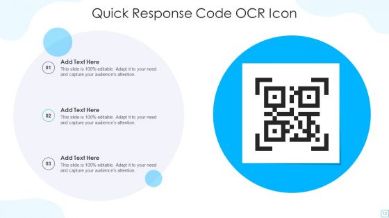 OCR Icon Ppt PowerPoint Presentation Complete With Slides