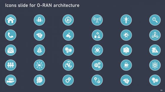 O RAN Architecture Ppt PowerPoint Presentation Complete Deck With Slides