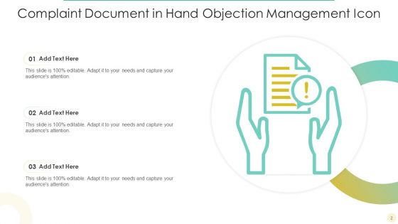 Objection Management Ppt PowerPoint Presentation Complete Deck With Slides
