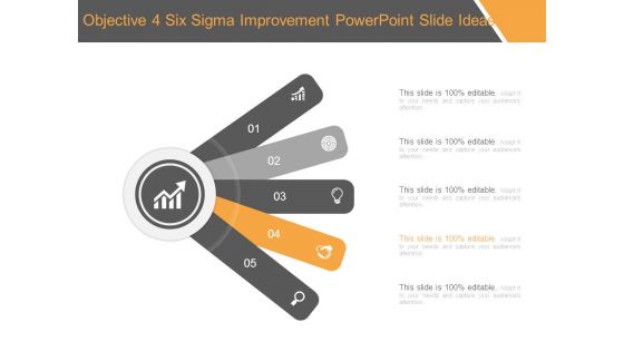 Objective 4 Six Sigma Improvement Powerpoint Slide Ideas Objective 4 Six Sigma Improvement Powerpoint Slide Ideas