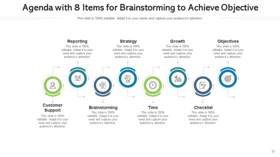 Objective With 8 Units Teamwork Success Ppt PowerPoint Presentation Complete Deck With Slides