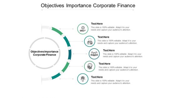 Objectives Importance Corporate Finance Ppt PowerPoint Presentation File Maker Cpb