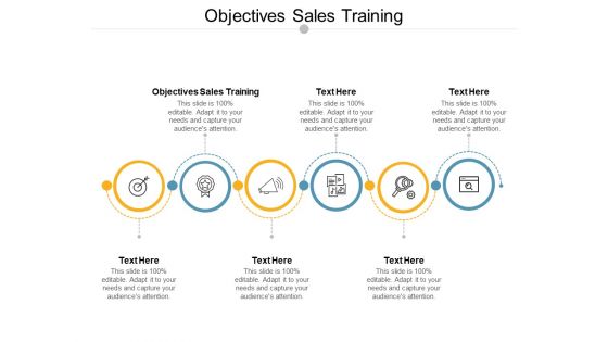 Objectives Sales Training Ppt PowerPoint Presentation Slides Ideas Cpb