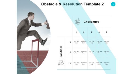 Obstacles And Resolutions Ppt PowerPoint Presentation Complete Deck With Slides