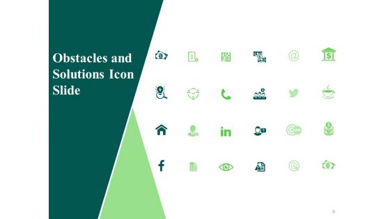 Obstacles And Solutions Ppt PowerPoint Presentation Complete Deck With Slides