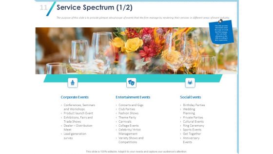 Occasion Planning Firm Overview Ppt PowerPoint Presentation Complete Deck With Slides