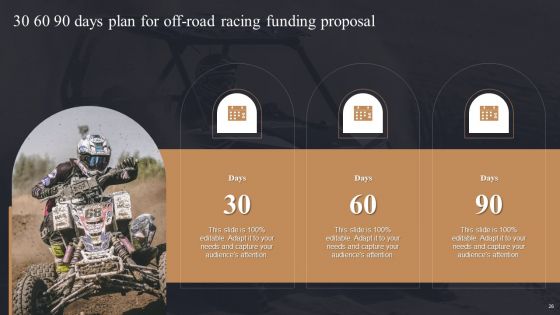 Off Road Racing Funding Proposal Ppt PowerPoint Presentation Complete Deck With Slides