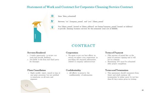 Office Cleaning Service Proposal Template Ppt PowerPoint Presentation Complete Deck With Slides