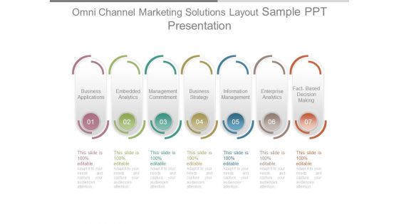 Omni Channel Marketing Solutions Layout Sample Ppt Presentation