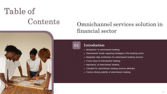 Omnichannel Services Solution In Financial Sector Ppt PowerPoint Presentation Complete Deck With Slides