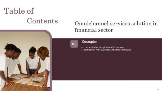 Omnichannel Services Solution In Financial Sector Ppt PowerPoint Presentation Complete Deck With Slides