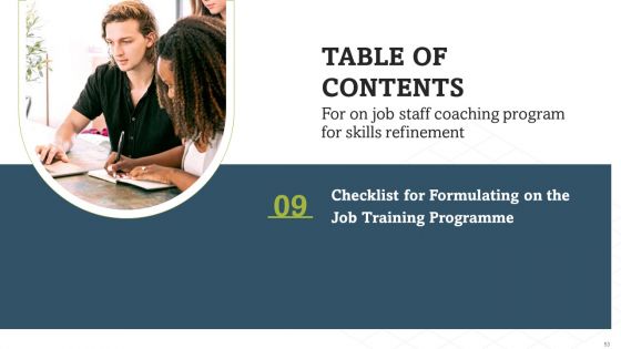On Job Staff Coaching Program For Skills Refinement Ppt PowerPoint Presentation Complete Deck With Slides