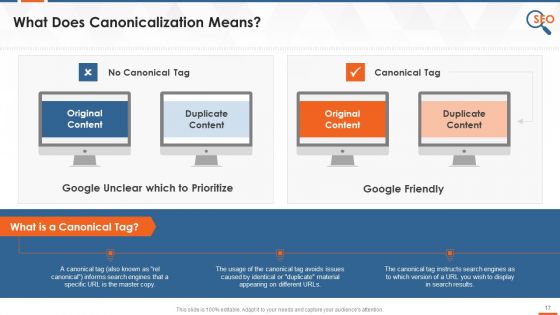 On Page SEO Concepts Tags Sitemaps Robots Txt Canonicalization Training Ppt
