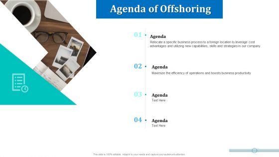 Onboarding Service Providers For Internal Operations Betterment Agenda Of Offshoring Guidelines PDF