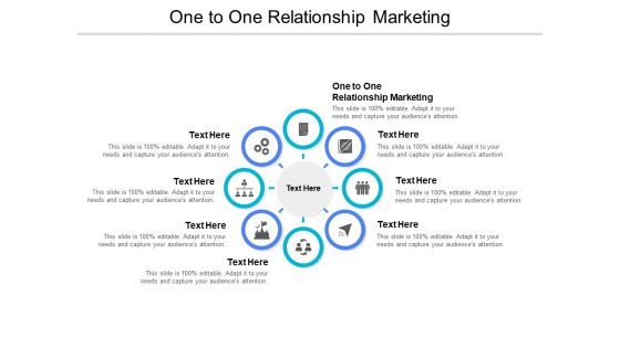 One To One Relationship Marketing Ppt PowerPoint Presentation Styles Elements Cpb