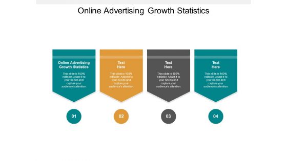 Online Advertising Growth Statistics Ppt PowerPoint Presentation Pictures Design Templates Cpb