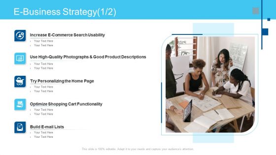 Online Business Framework E Business Strategy Optimize Ideas PDF