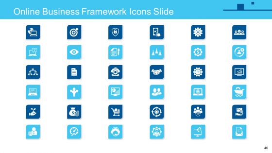 Online Business Framework Ppt PowerPoint Presentation Complete Deck With Slides