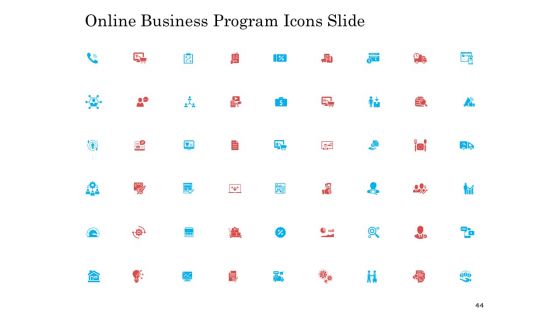 Online Business Program Ppt PowerPoint Presentation Complete Deck With Slides