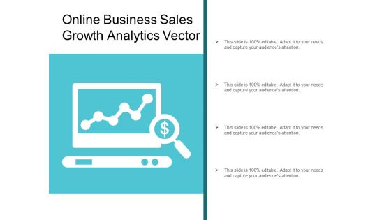 Online Business Sales Growth Analytics Vector Ppt Powerpoint Presentation Outline Aids
