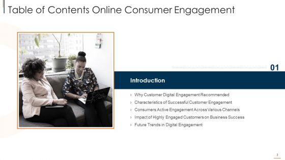 Online Consumer Engagement Ppt PowerPoint Presentation Complete With Slides