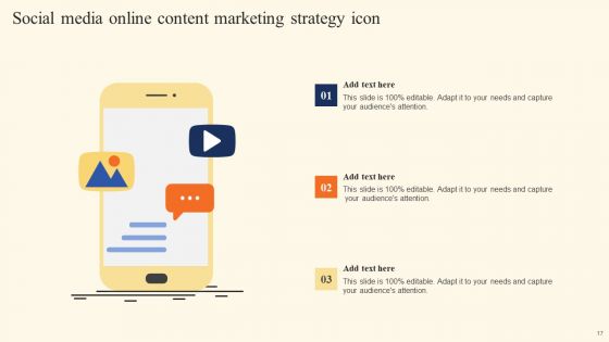 Online Content Marketing Strategy Ppt PowerPoint Presentation Complete Deck With Slides