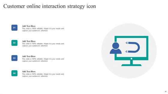 Online Interaction Strategy Ppt PowerPoint Presentation Complete Deck With Slides