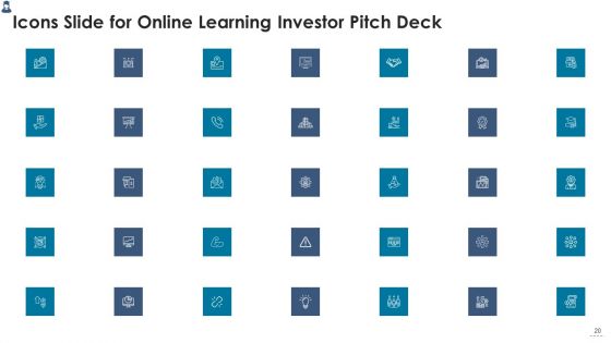 Online Learning Investor Pitch Deck Ppt PowerPoint Presentation Complete Deck With Slides