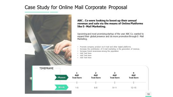 Online Mail Corporate Proposal Ppt PowerPoint Presentation Complete Deck With Slides