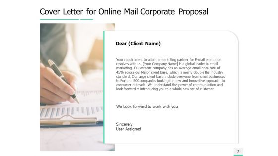Online Mail Corporate Proposal Ppt PowerPoint Presentation Complete Deck With Slides