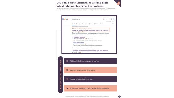 Online Marketing And Promotional Guidelines Playbook Template