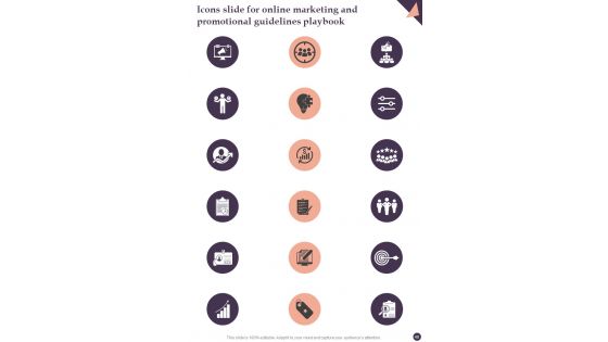 Online Marketing And Promotional Guidelines Playbook Template