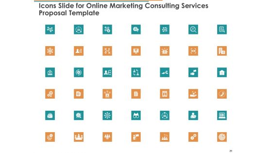 Online Marketing Consulting Services Proposal Template Ppt PowerPoint Presentation Complete Deck With Slides