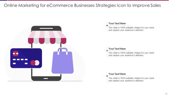 Online Marketing For Ecommerce Businesses Ppt PowerPoint Presentation Complete Deck With Slides