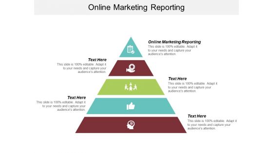 Online Marketing Reporting Ppt PowerPoint Presentation Summary Design Inspiration Cpb