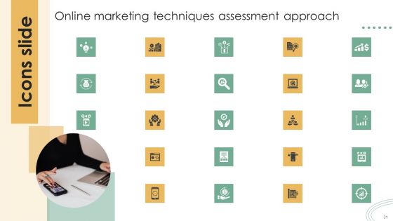 Online Marketing Techniques Assessment Approach Ppt PowerPoint Presentation Complete Deck With Slides