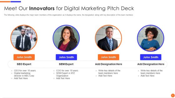 Online Marketing Venture Capitalist Financing Elevator Pitch Deck Ppt PowerPoint Presentation Complete Deck With Slides