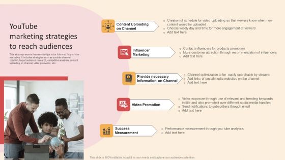 Online PR Techniques To Boost Brands Online Visibility Youtube Marketing Strategies To Reach Audiences Ideas PDF