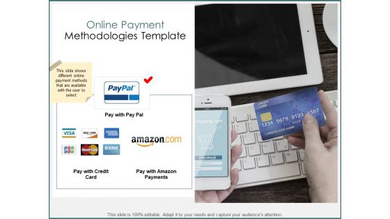 Online Payment Methodologies Template Ppt PowerPoint Presentation Professional Influencers