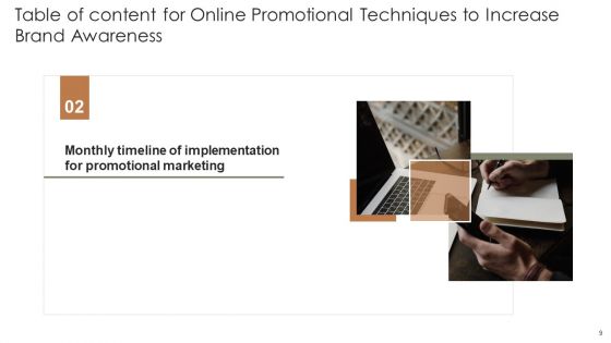 Online Promotional Techniques To Increase Brand Awareness Ppt PowerPoint Presentation Complete Deck With Slides